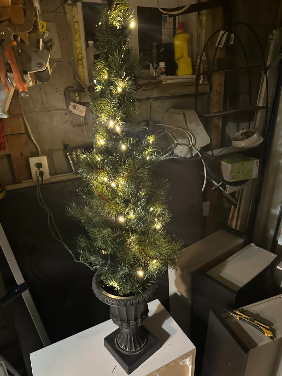 Pre-Lit LED Potted Christmas Tree - photo 2