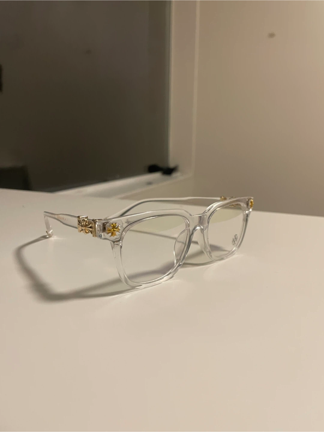 Chrome Hearts Clear Frame Glasses - photo 3