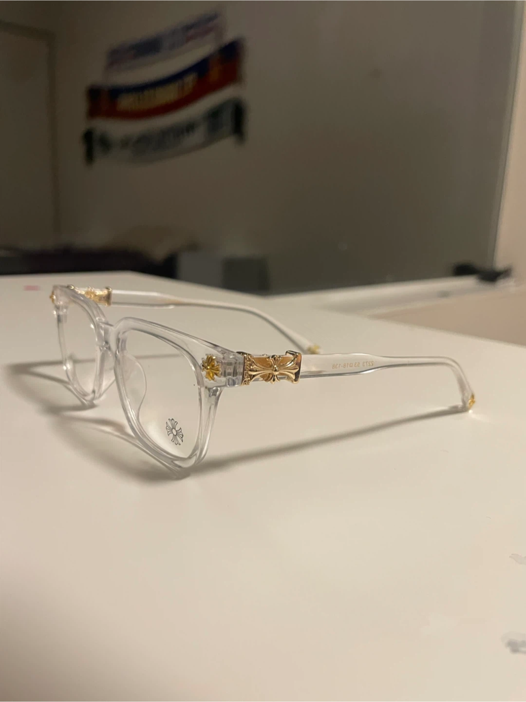 Chrome Hearts Clear Frame Glasses - photo 2
