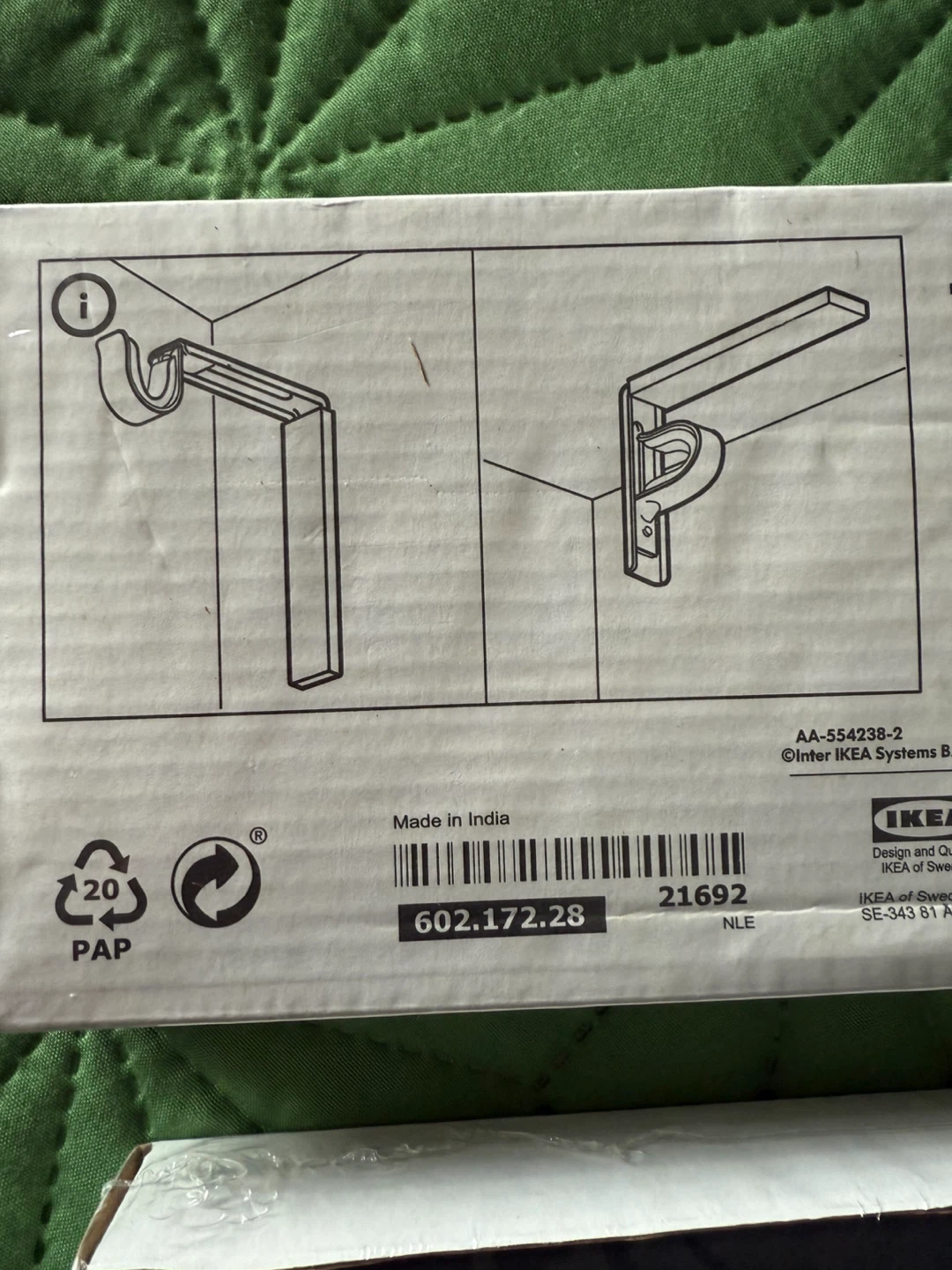 #Gifting IKEA RÄCKA Curtain Rod & BETDLIG Wall Bracket - photo 3