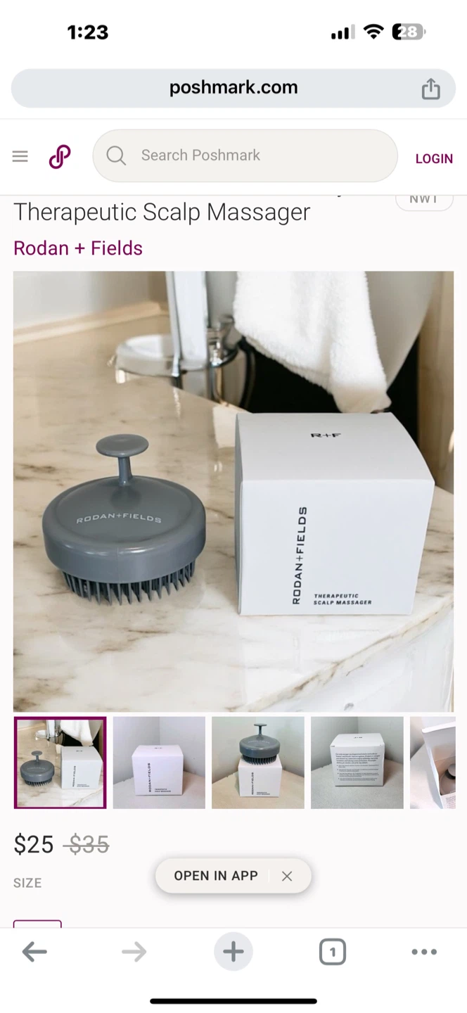 Rodan + Fields Therapeutic Scalp Massager - New in Box