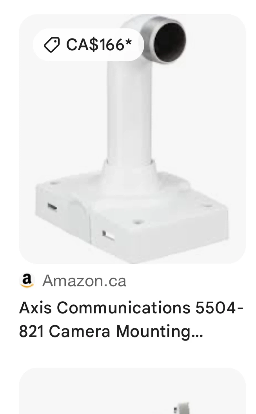 Axis 5504-821 Camera Mounting Bracket - New - photo 2