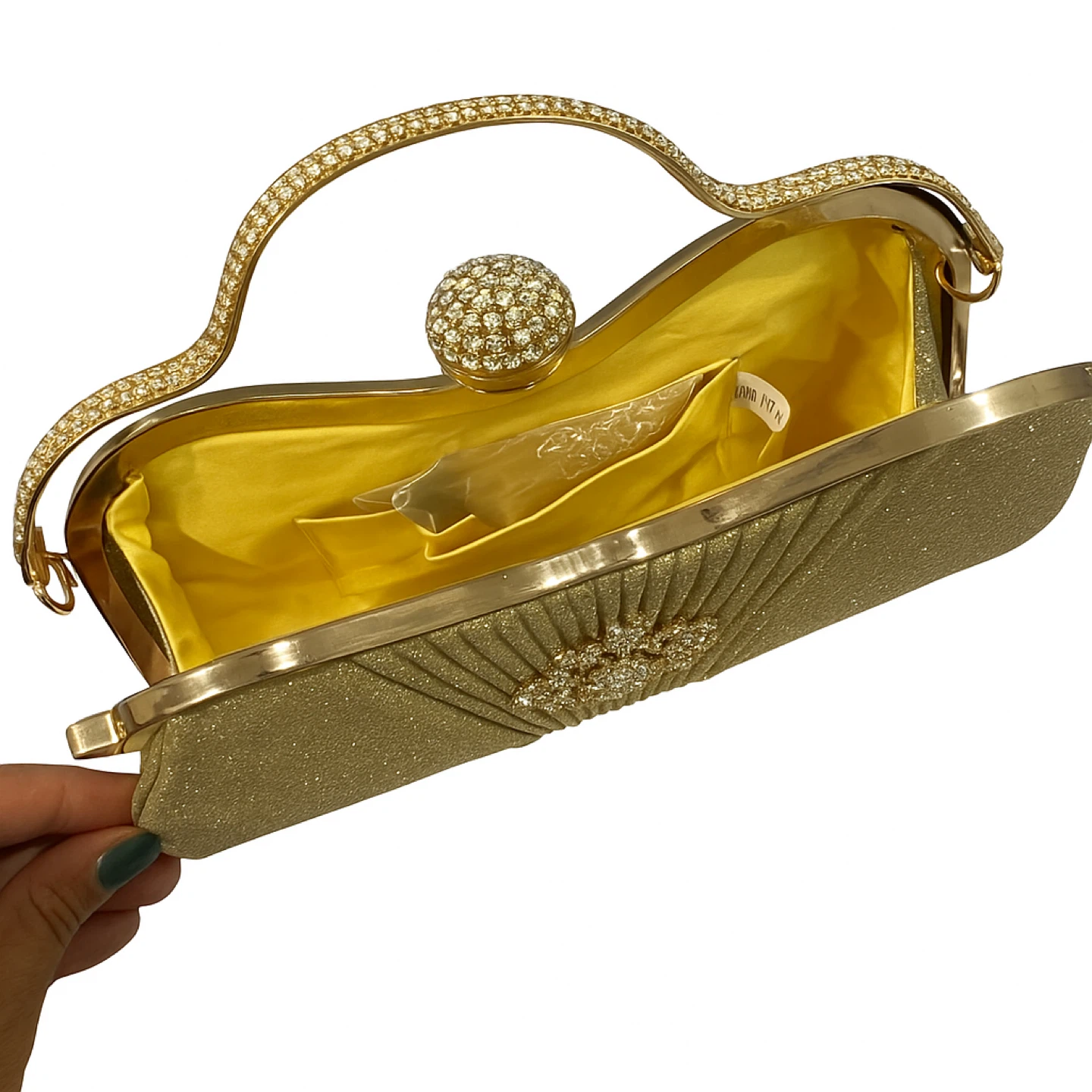 Gold Evening Bag Clutch - photo 3