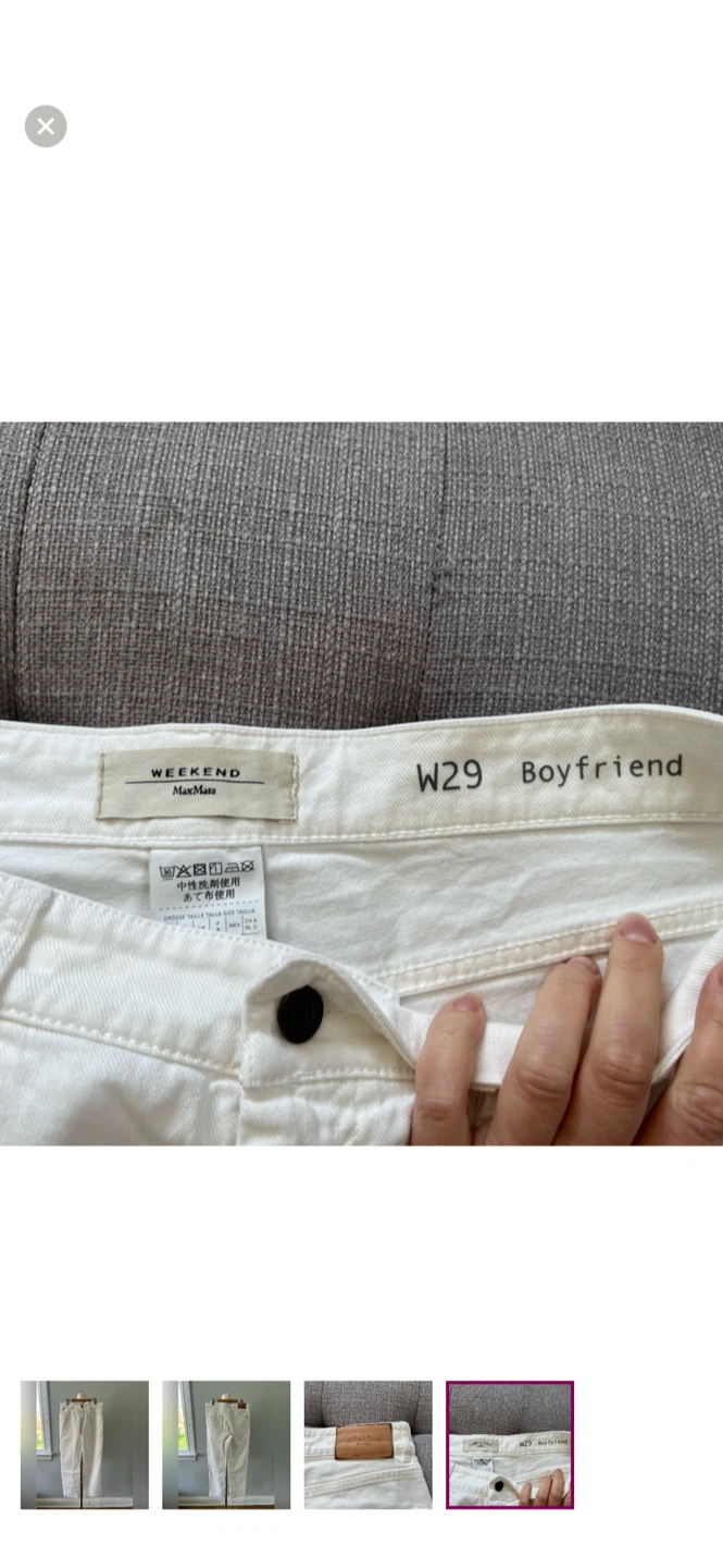 Weekend MaxMara Boyfriend Jeans - Size W29 - photo 4