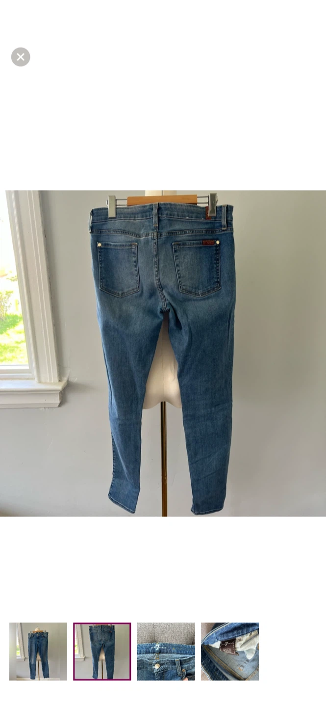 7 For All Mankind The Skinny Jeans - Size 30 - photo 2