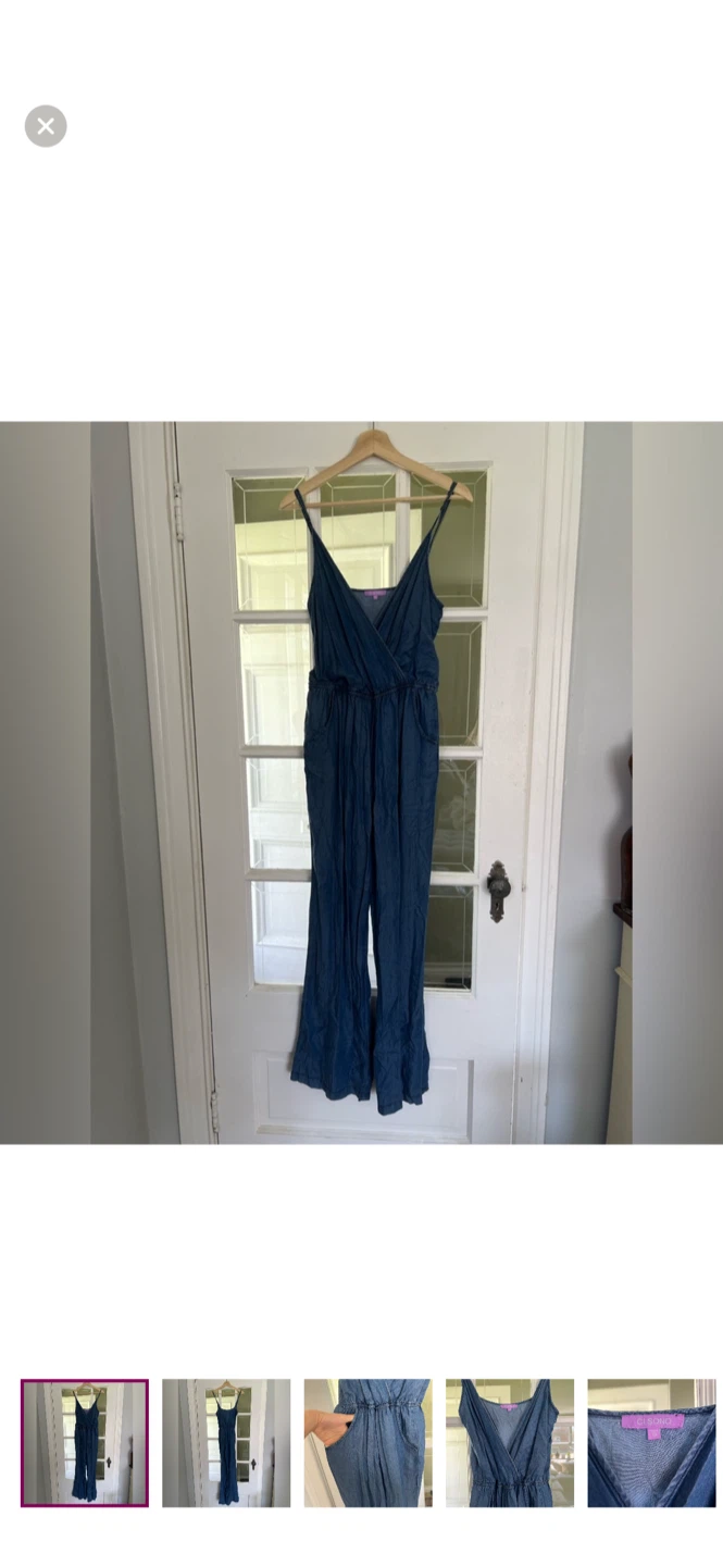 Ci Sono Denim Jumpsuit - Size Small