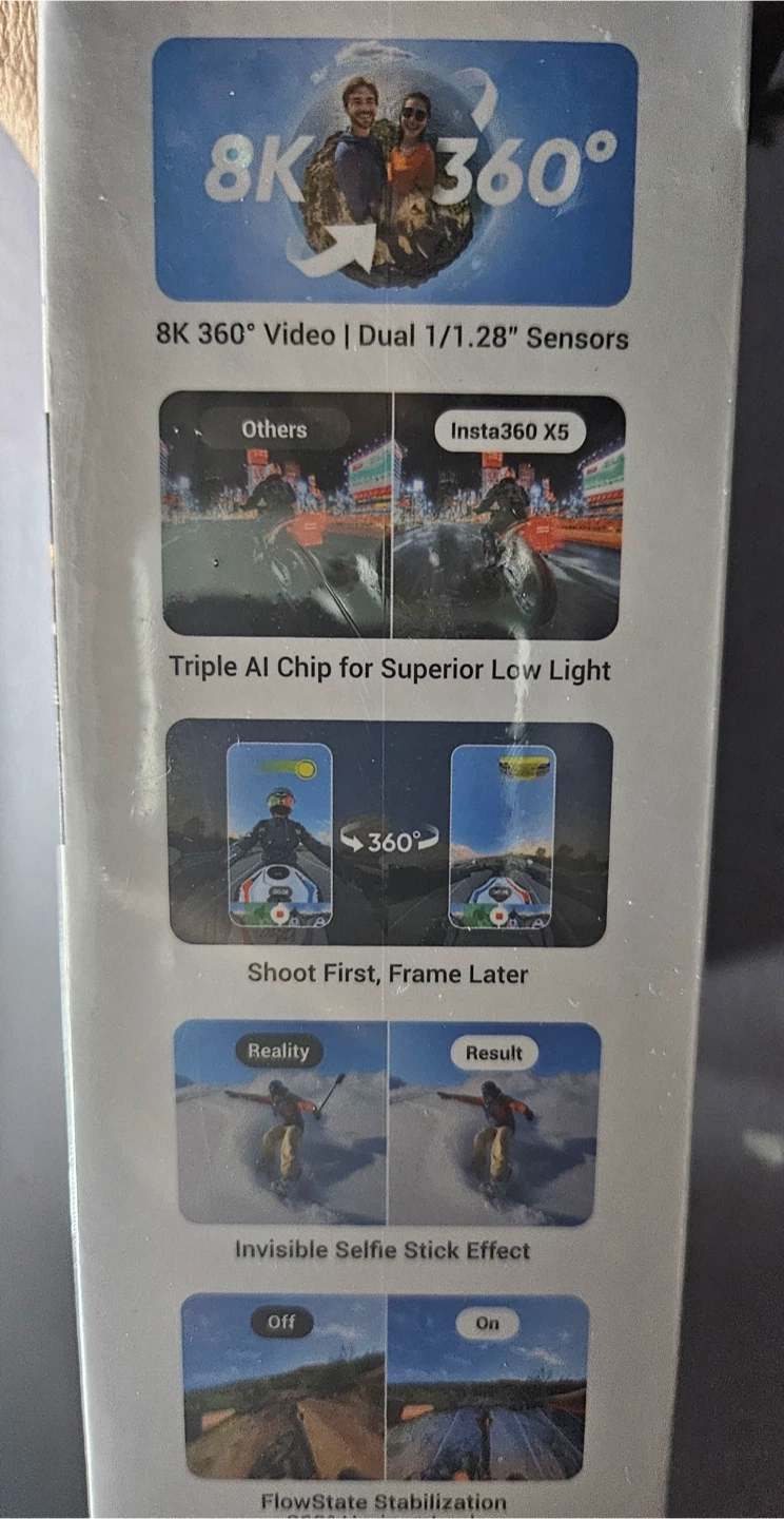 Insta360 X5 8K 360 Action Cam - photo 3