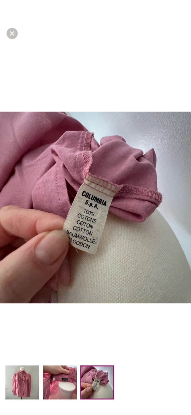 and | Pink Ruffle Blouse - Size 44 - photo 3