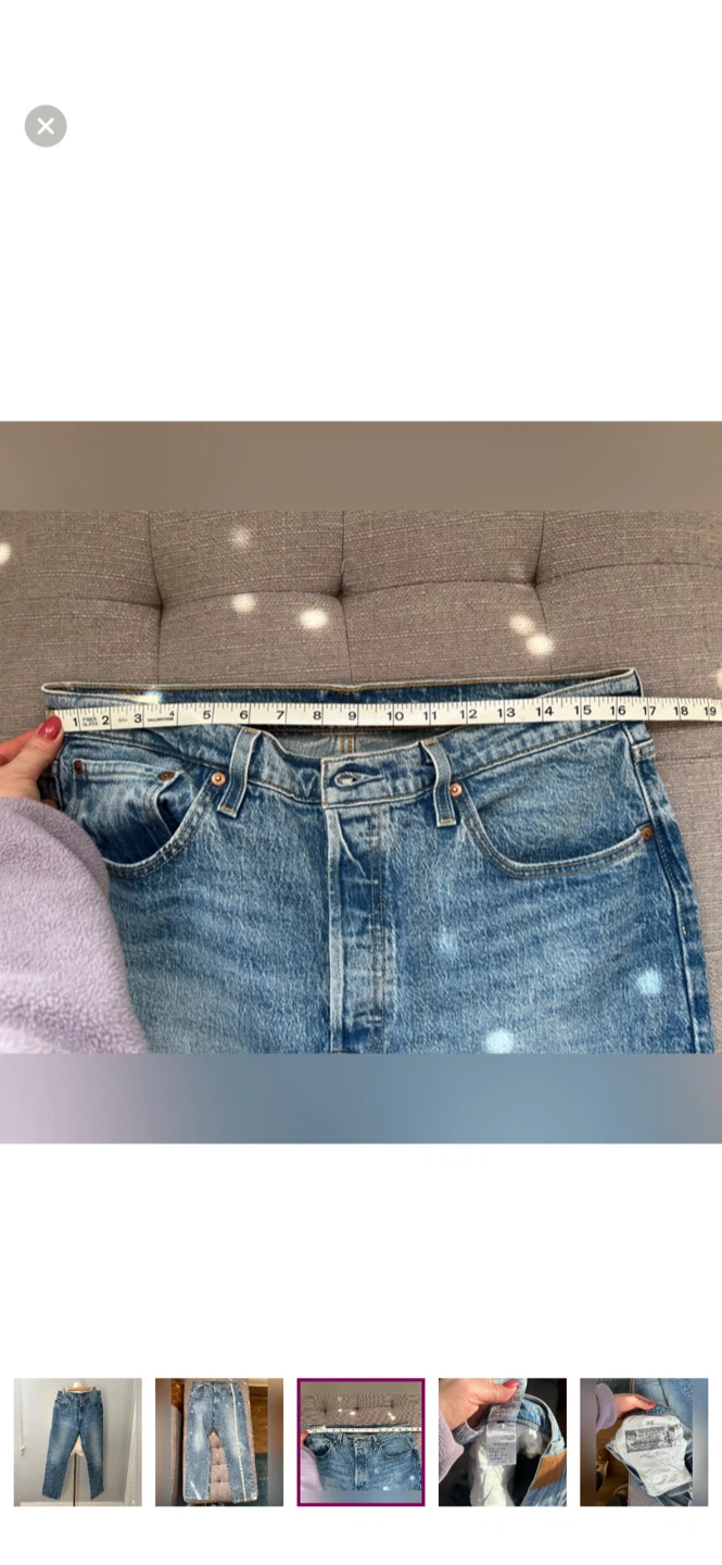 Levi's 501 Jeans, W33 L30 - photo 3