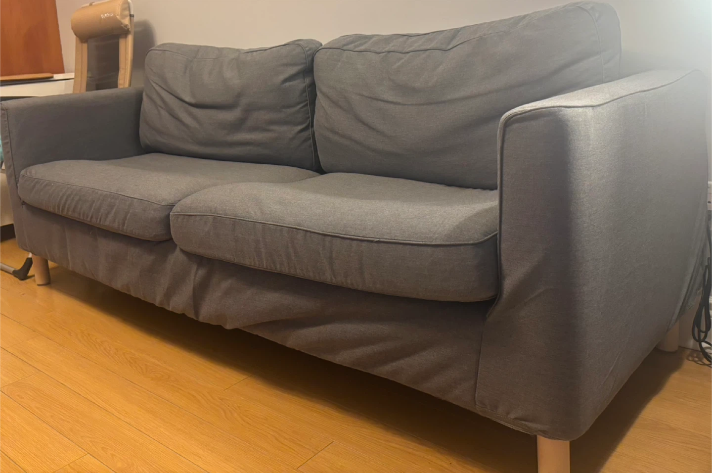 Grey 2-Seat Sofa - photo 3