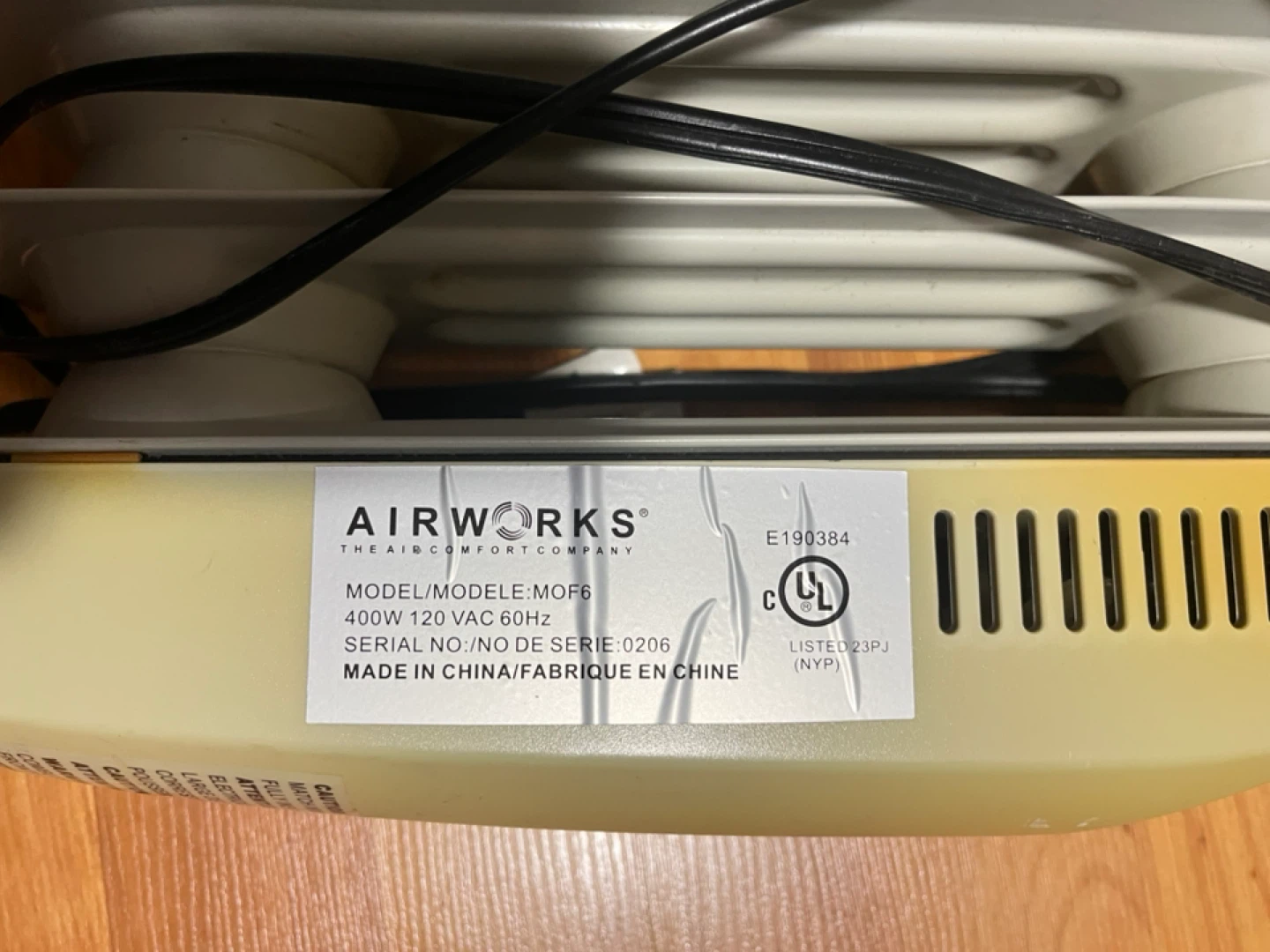 Airworks Mini Oil Heater - photo 2