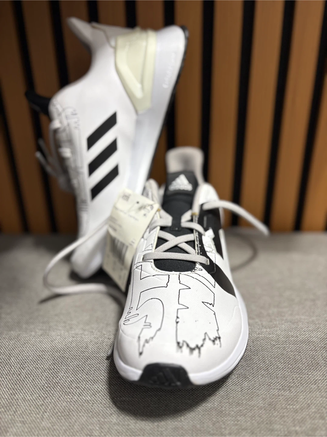 Adidas RapidaRun Star Wars Sneakers - Size 4 - photo 4