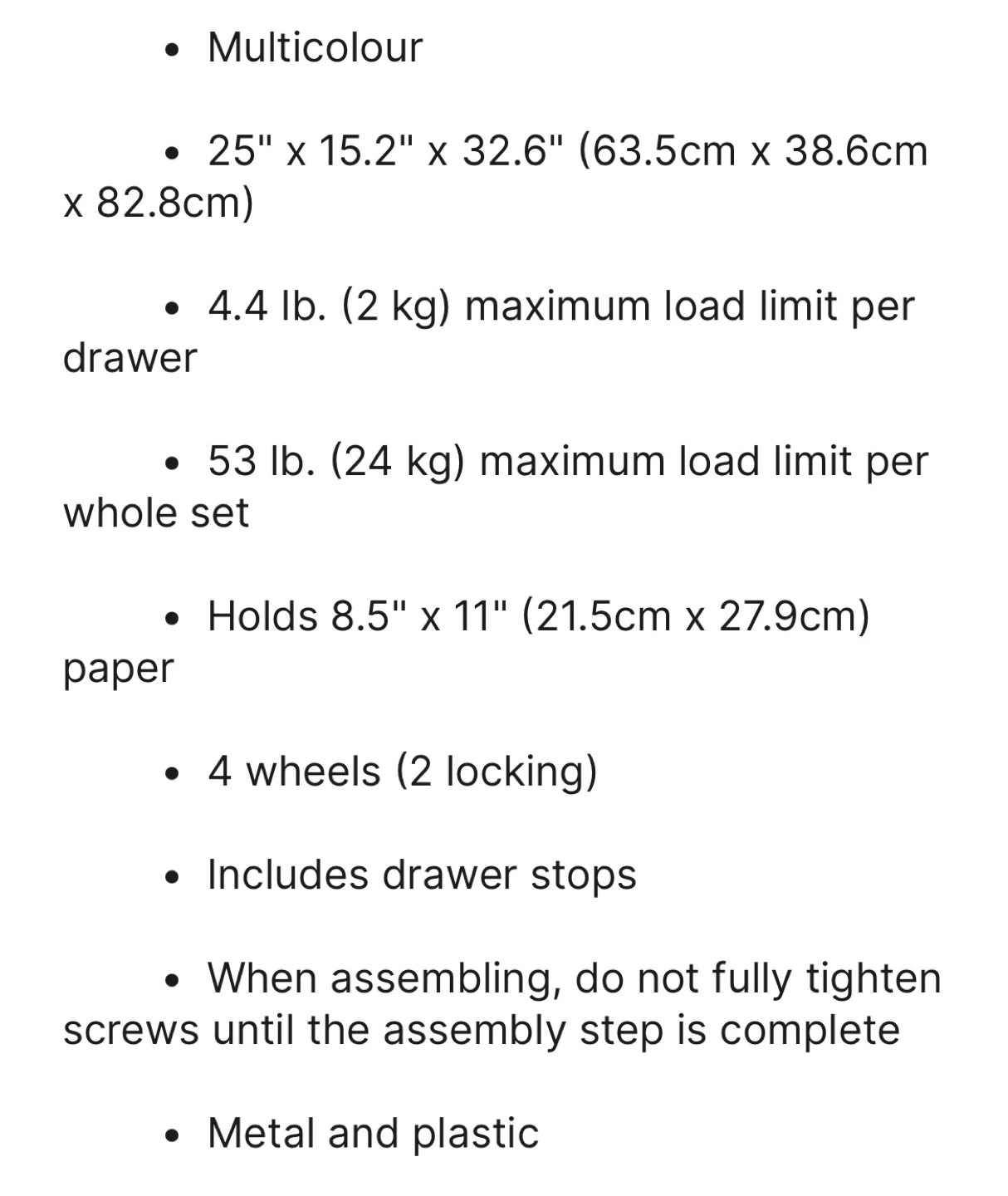 Multicolour 12 Drawer Rolling Cart by Simply Tidy™ - photo 4