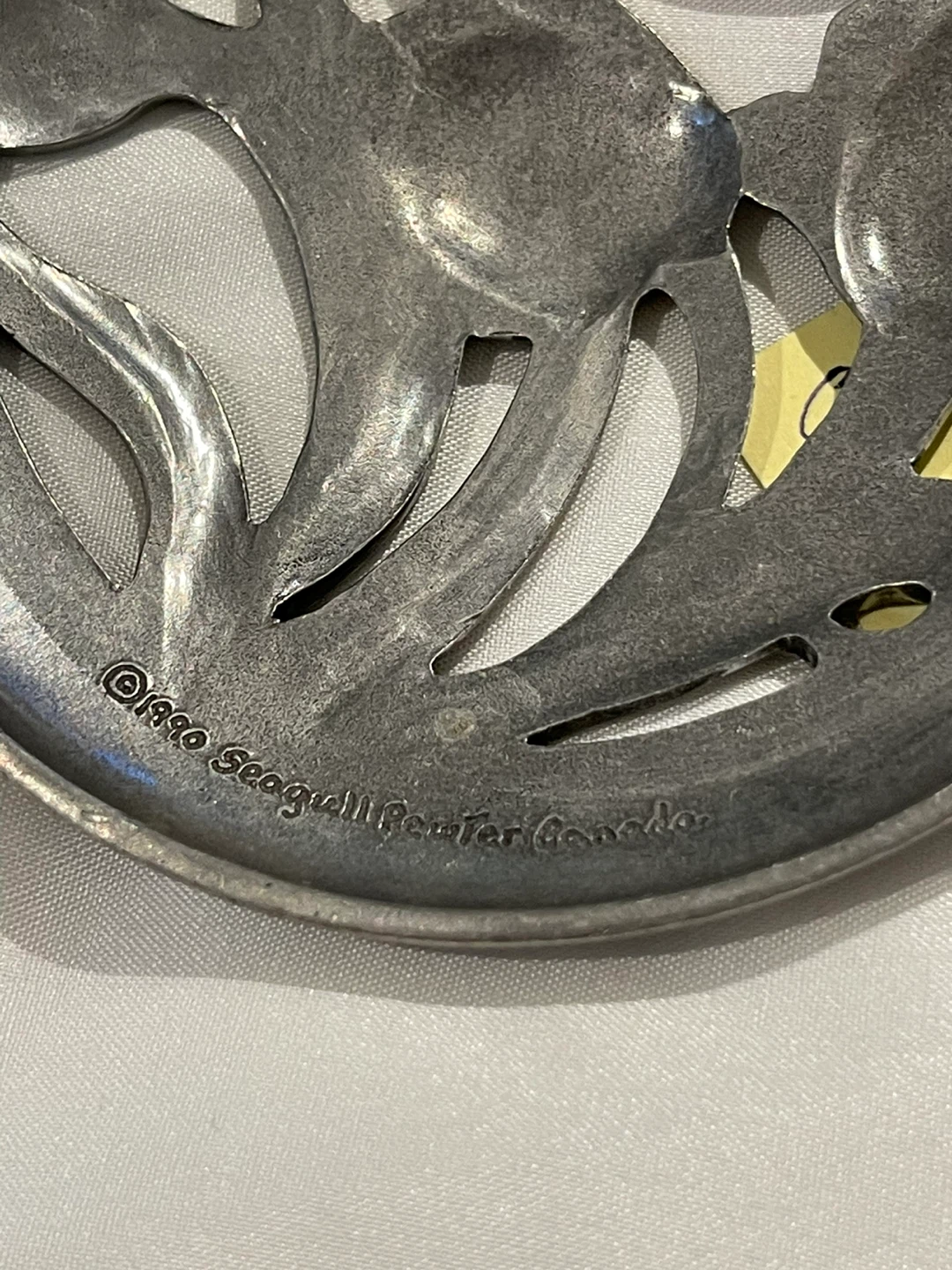 Seagull Pewter Canada Tulip jar lid - photo 2