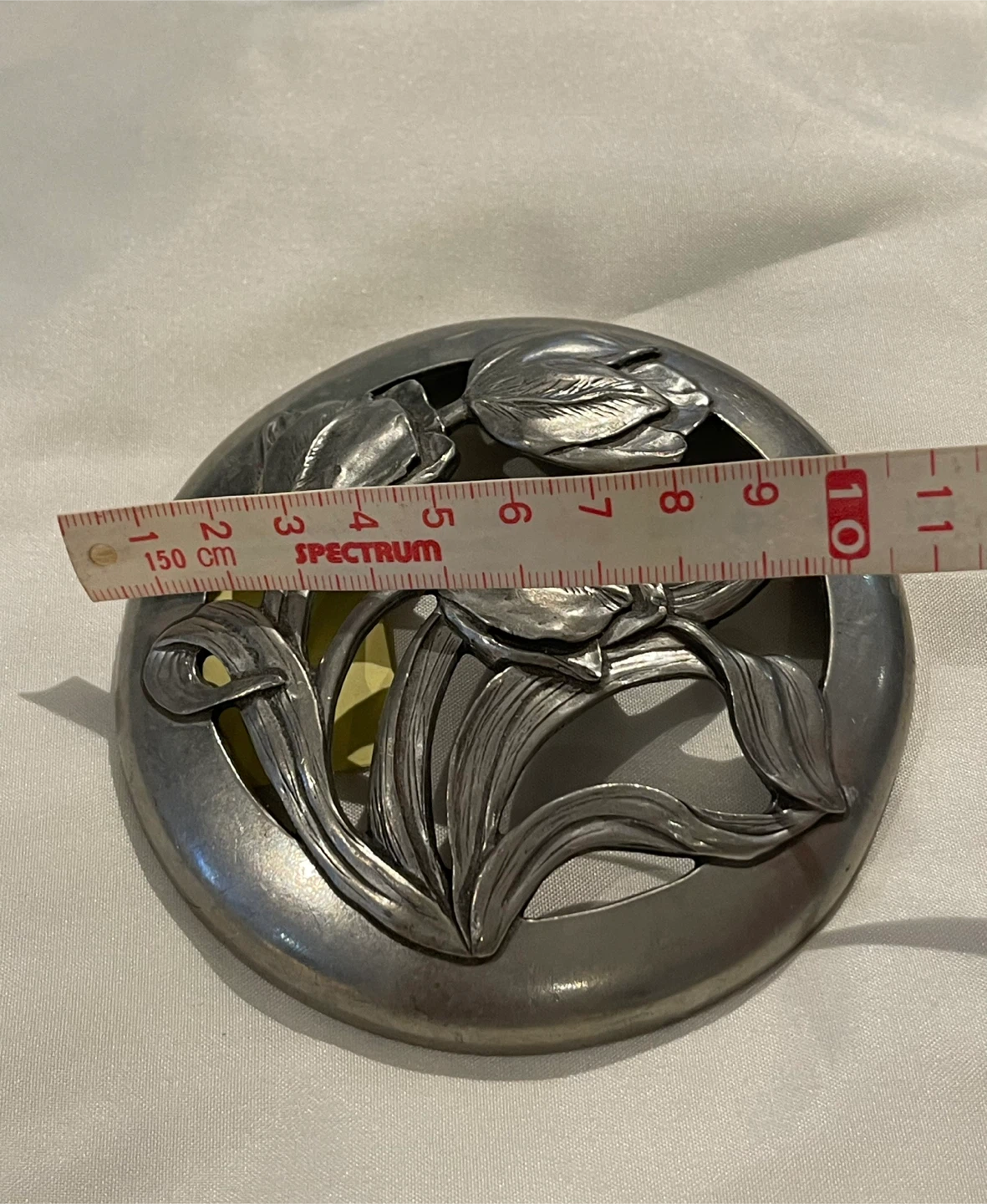 Seagull Pewter Canada Tulip jar lid