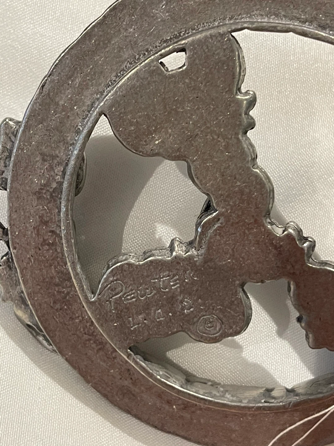 Pewter L.A.S. Angel Floral Wreath - photo 2