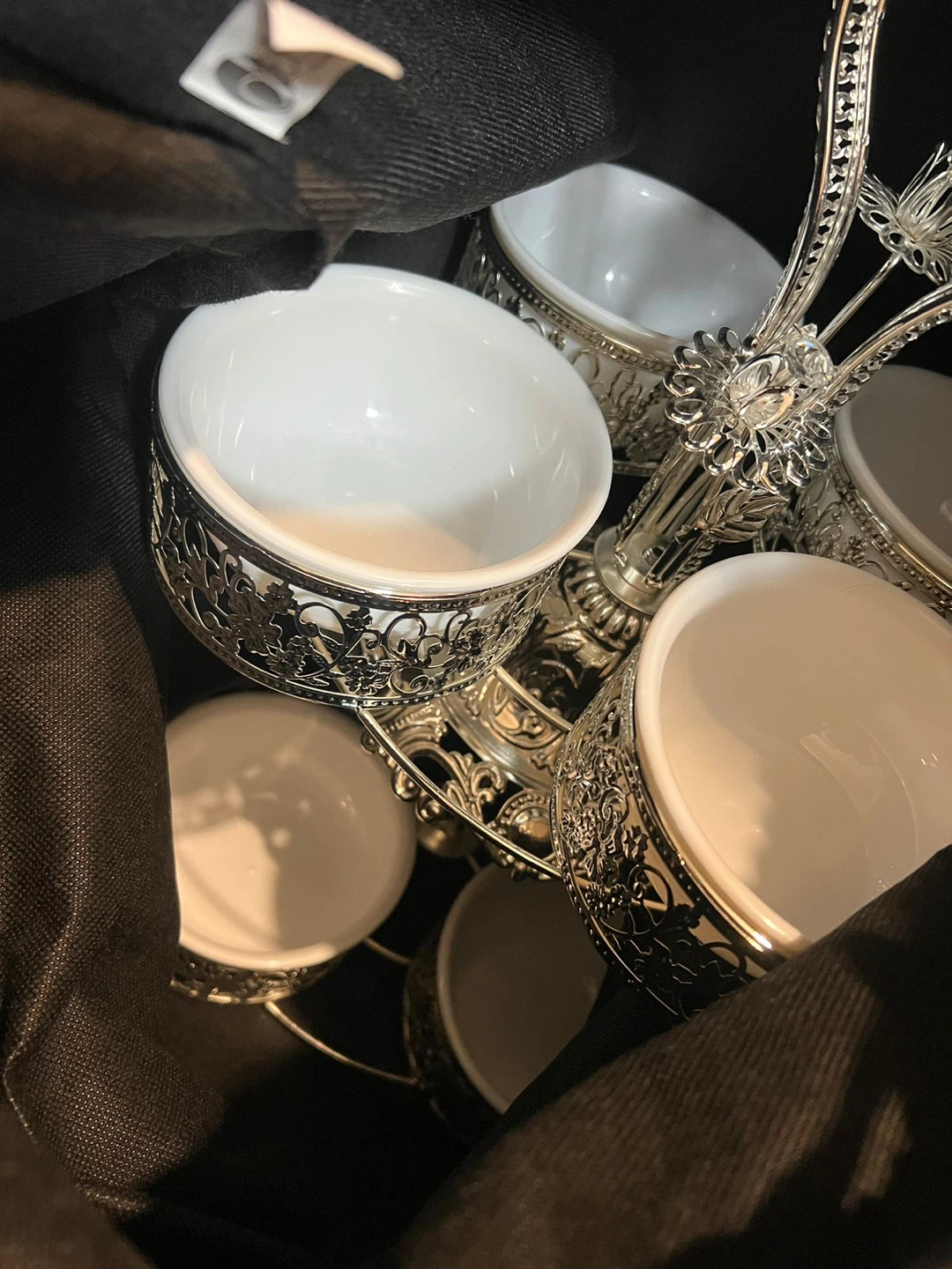 Silver Decorative Condiment Set - photo 2