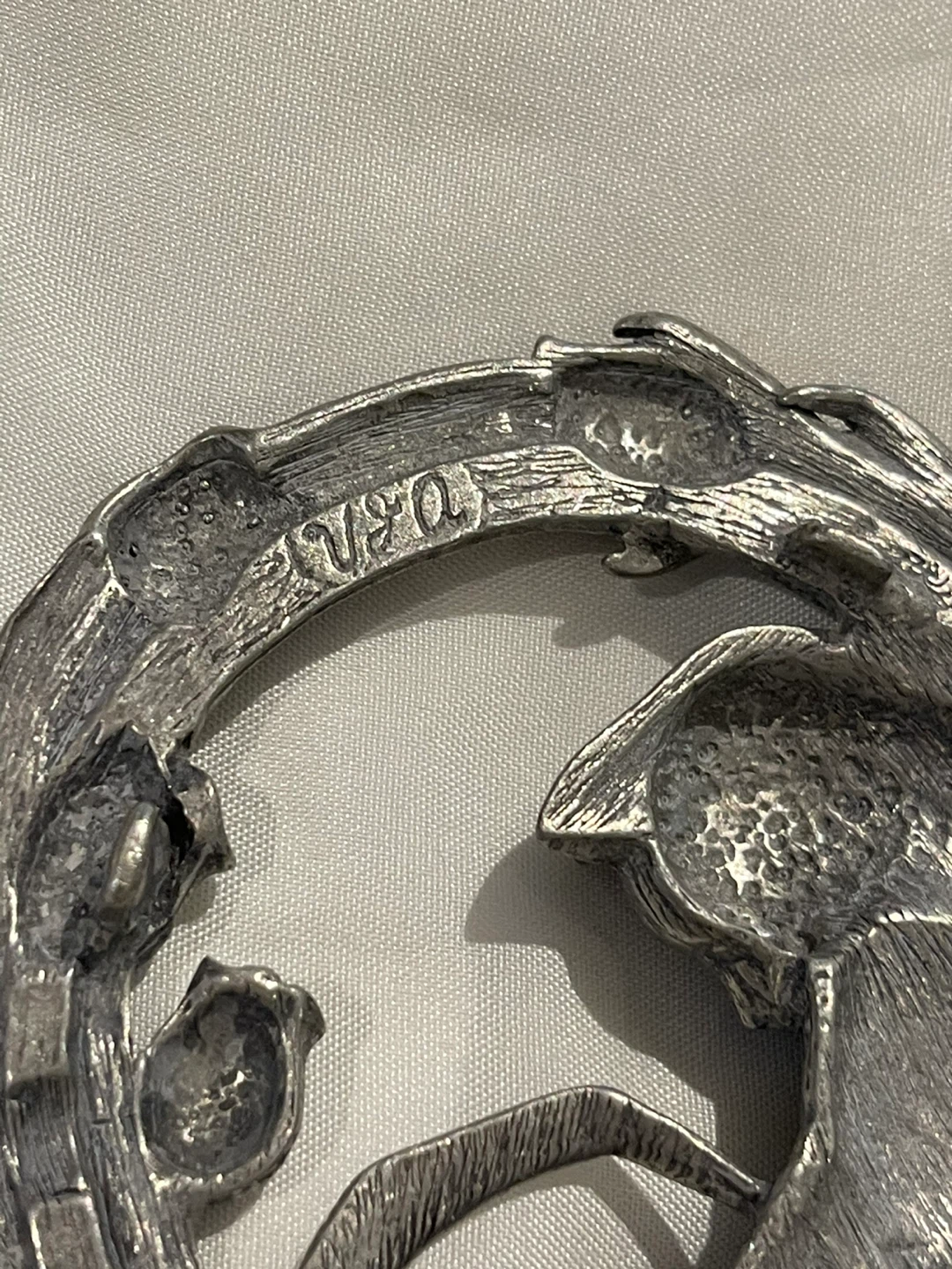 V&A Pewter Cat & Turtle jar cover - photo 2