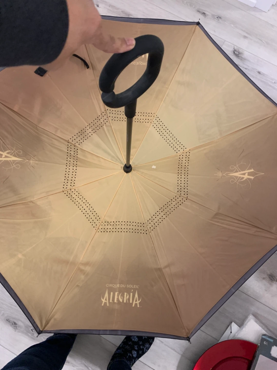 Cirque du Soleil Alegria Umbrella - Black & Gold - photo 4