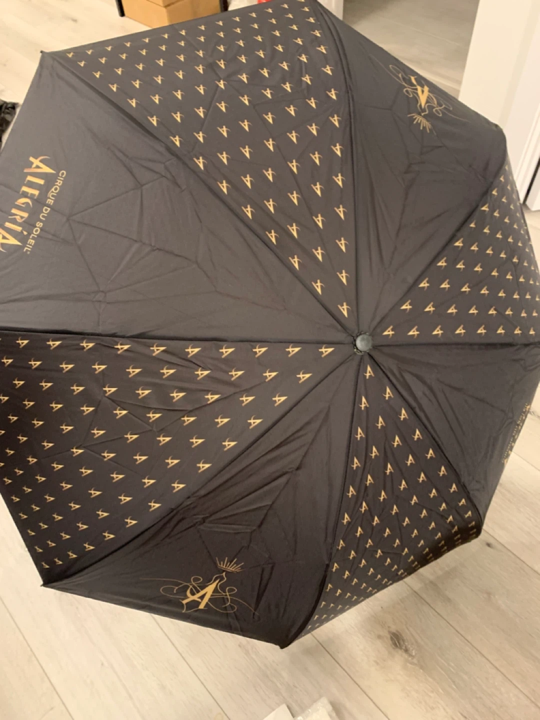 Cirque du Soleil Alegria Umbrella - Black & Gold - photo 2