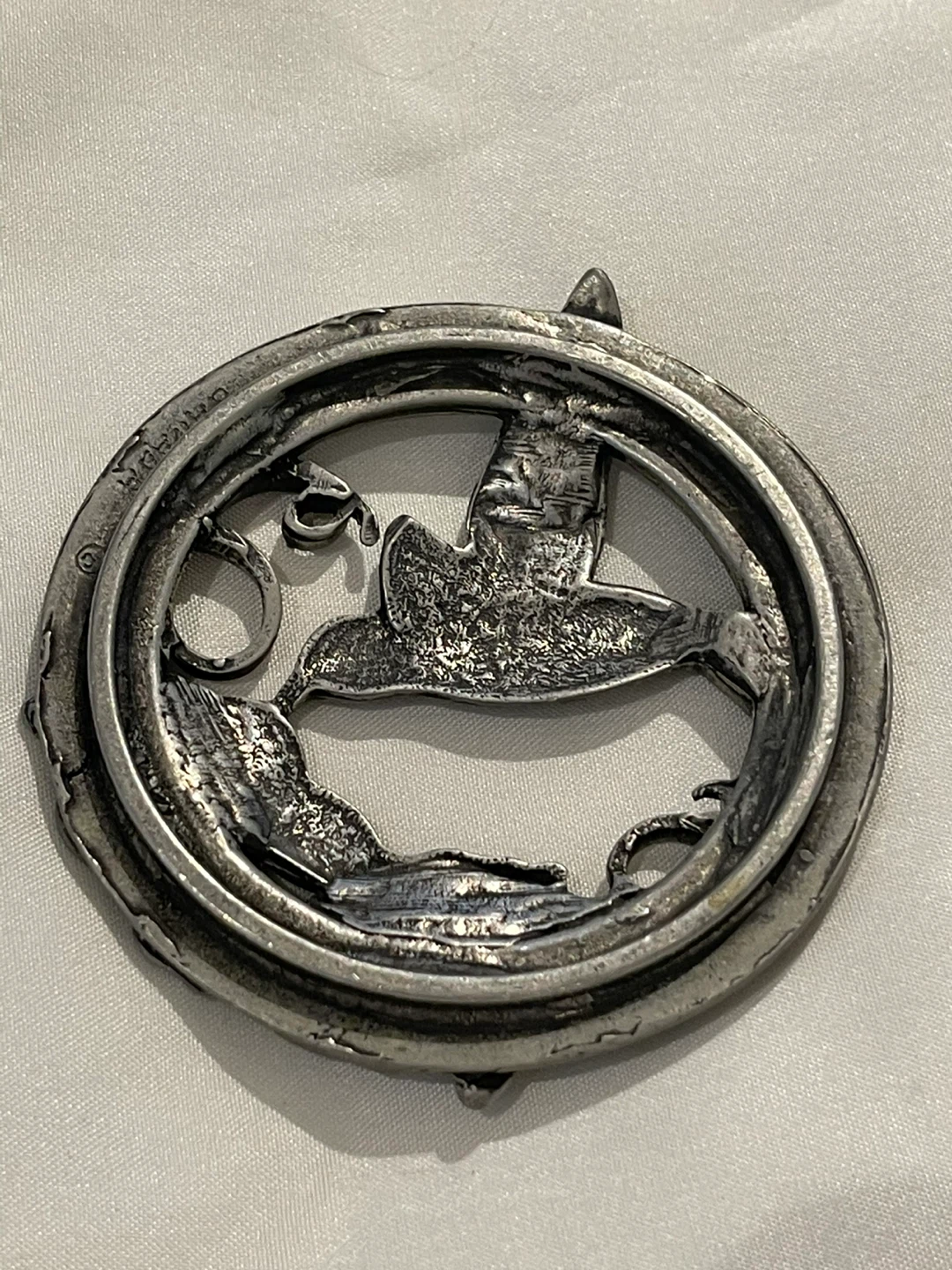 Pewter Hummingbird jar lid - photo 3