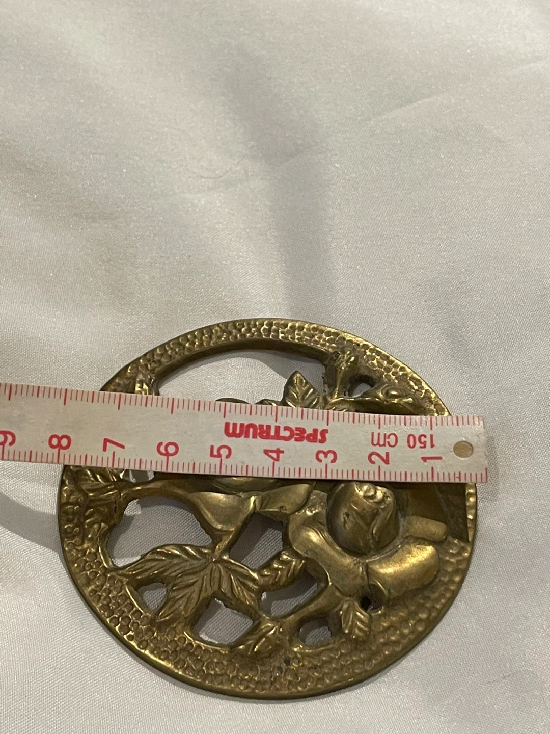 Vintage Brass Rose Floral jar top - photo 2