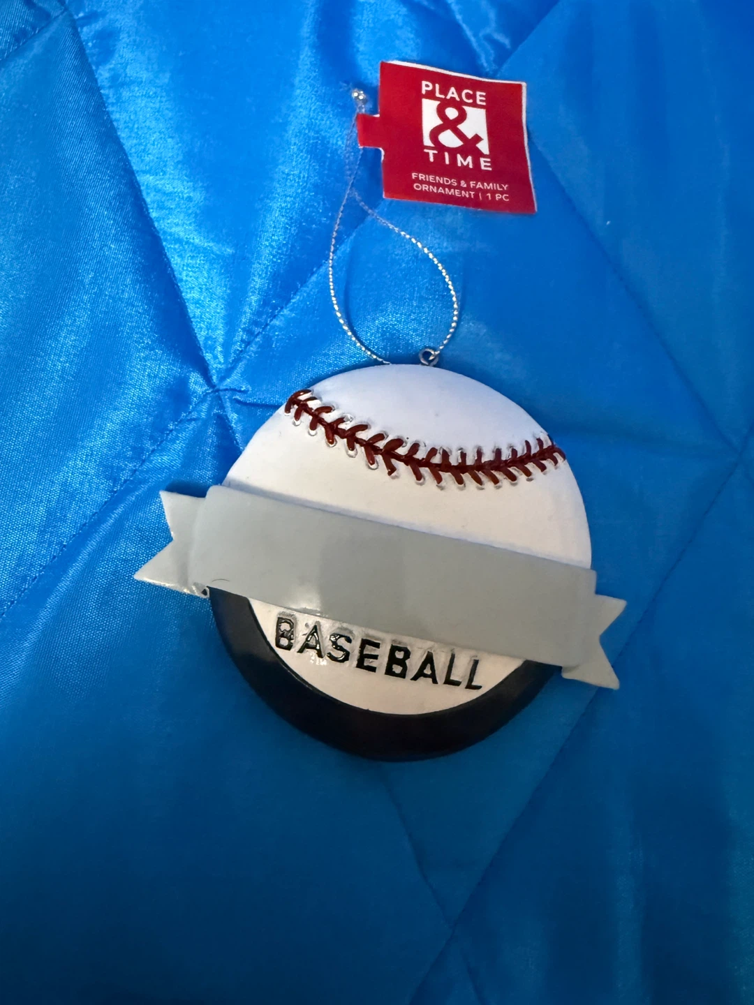 Place & Time Baseball Ornament - New - photo 3