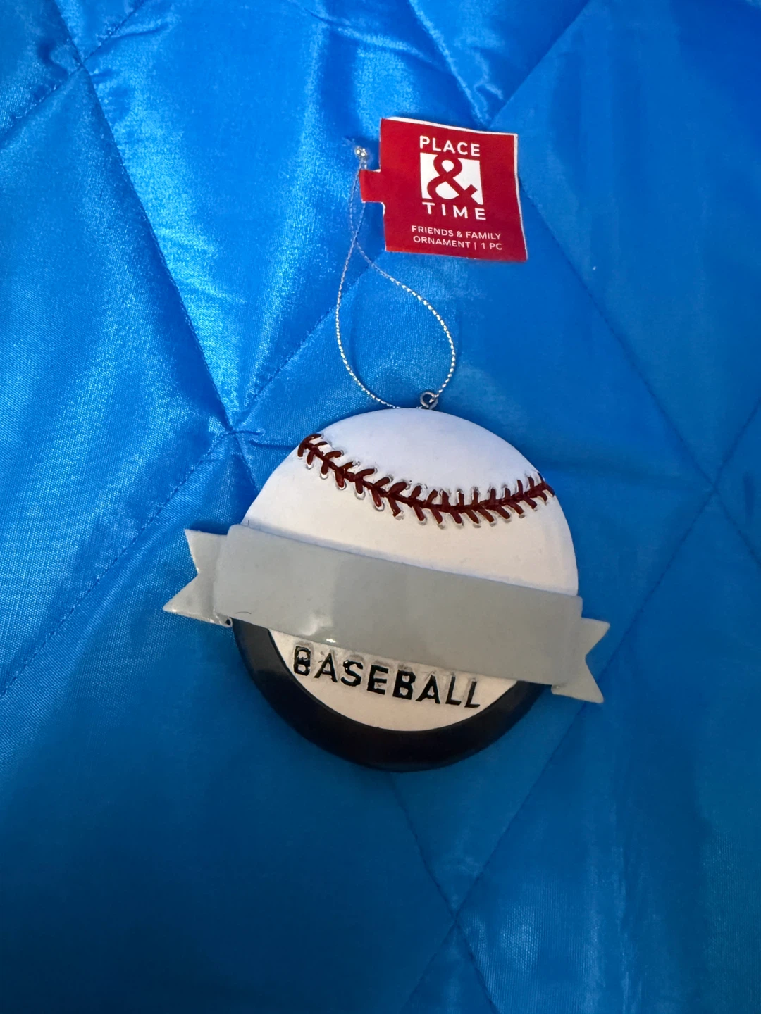 Place & Time Baseball Ornament - New - photo 2
