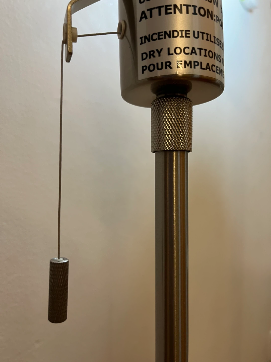 Two Floor Lamps - Gold and Silver - photo 3