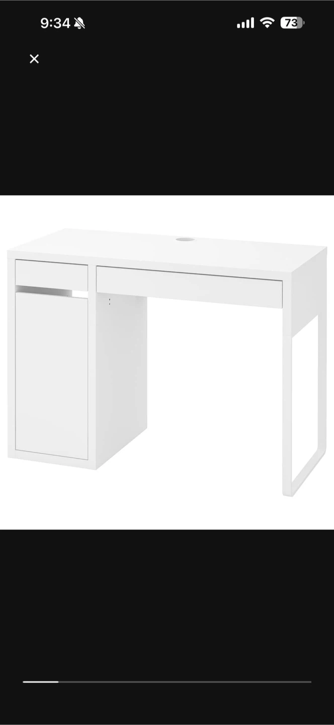 IKEA MICKE White Desk