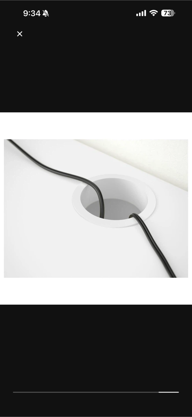 IKEA MICKE White Desk - photo 4