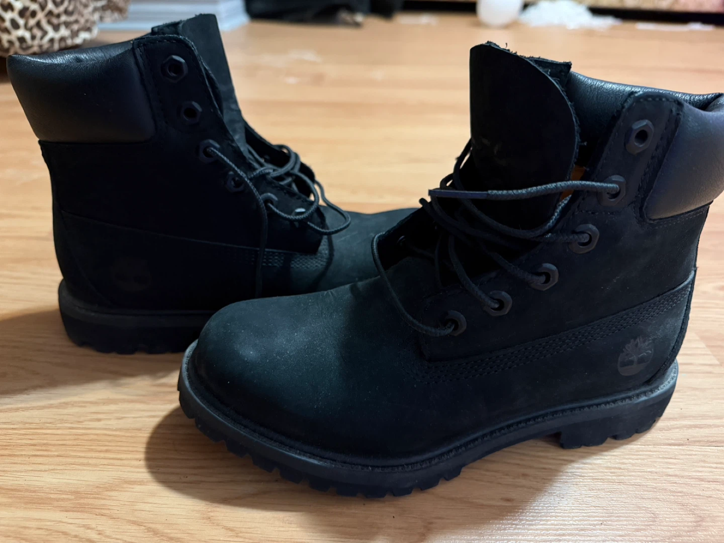 Timberland Black Boots Size 6.5 - photo 2