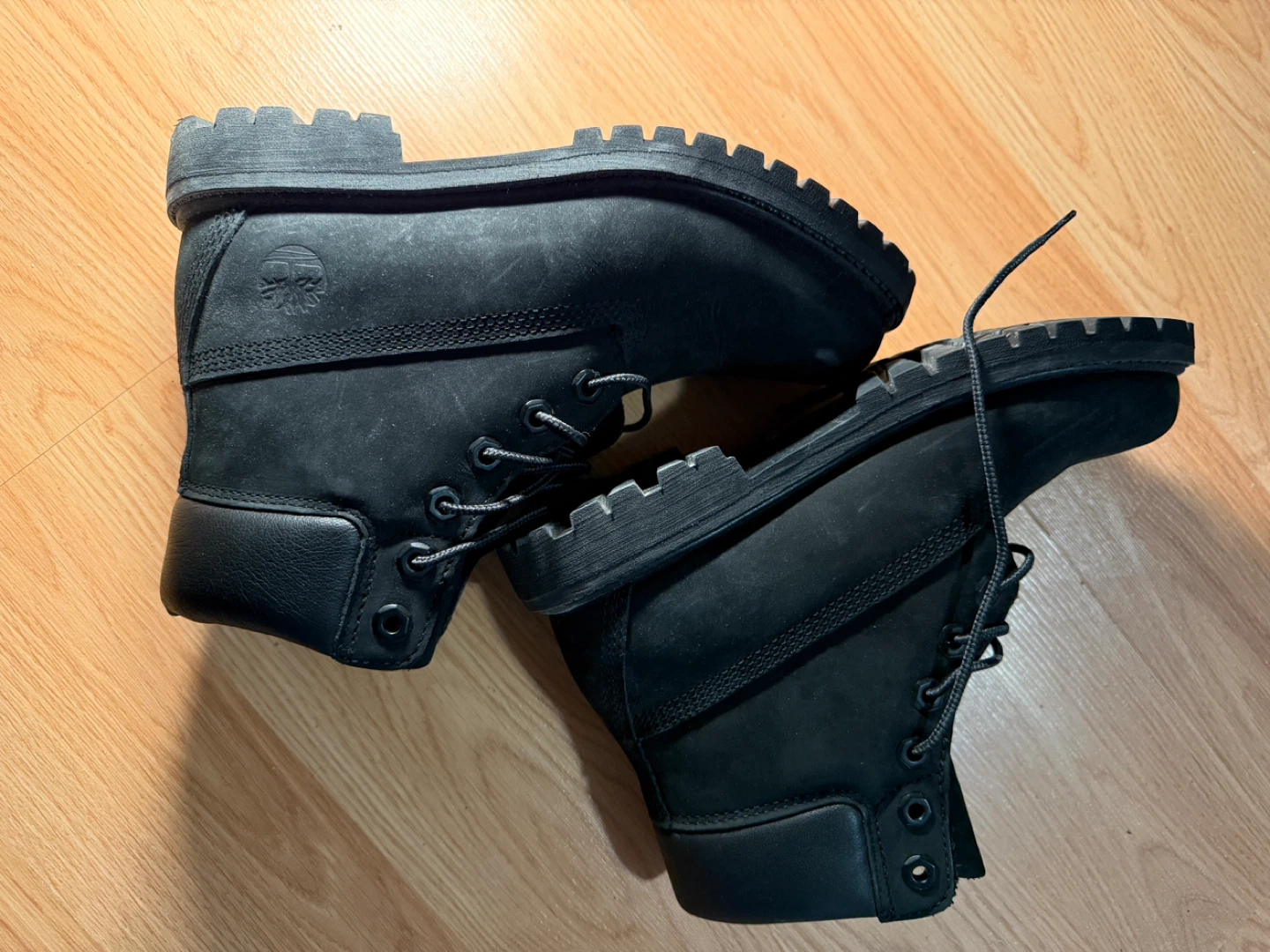 Timberland Black Boots Size 6.5