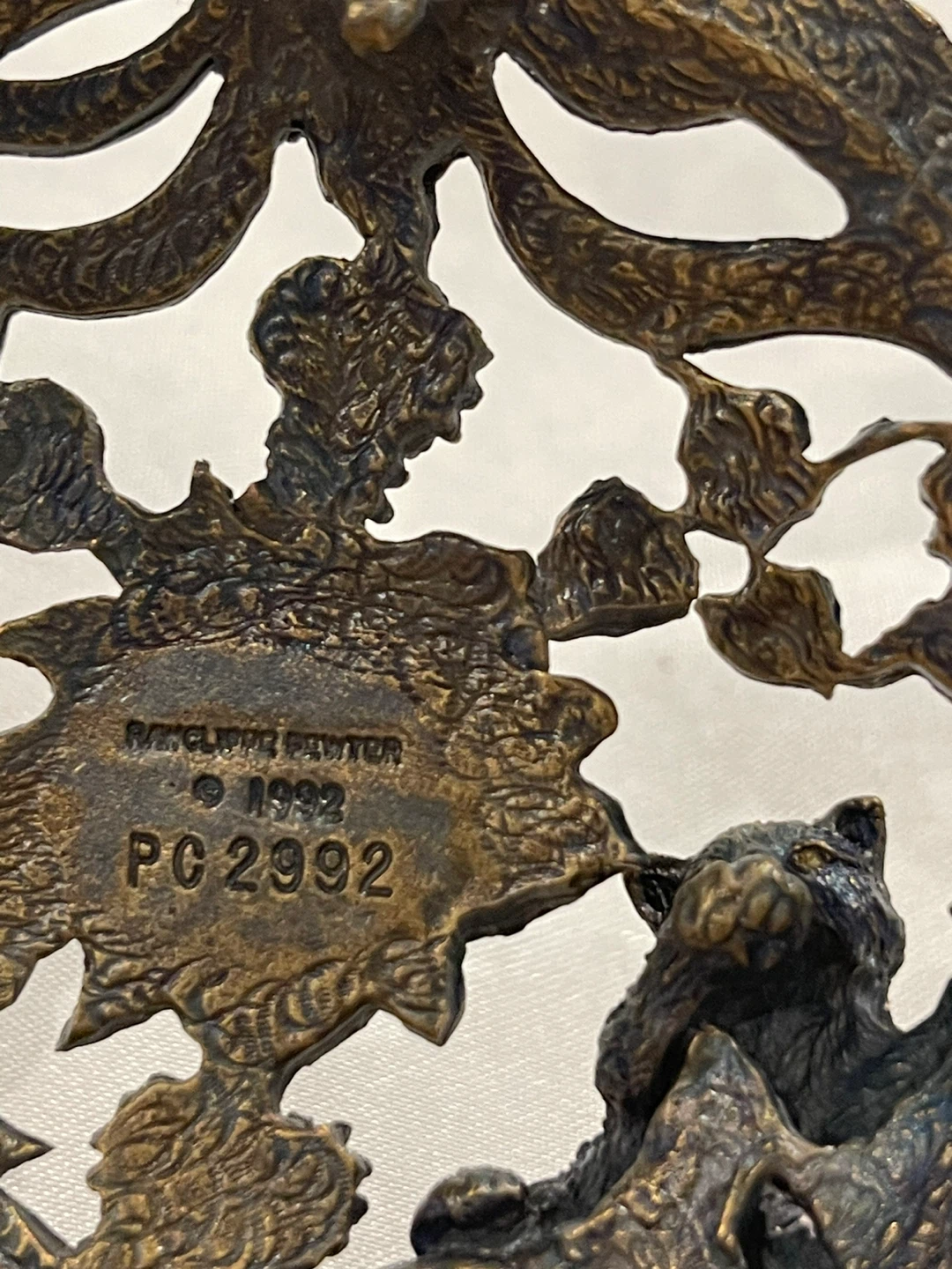 Rawcliffe Pewter 1992 PC2992 Ornament - photo 3