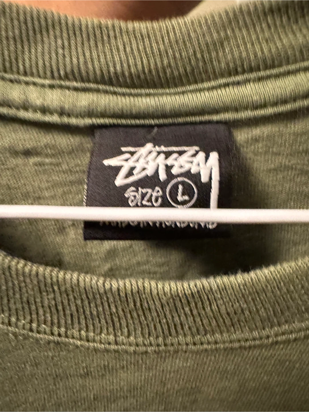 Stussy Smooth 80 T-Shirt Olive - L - photo 2