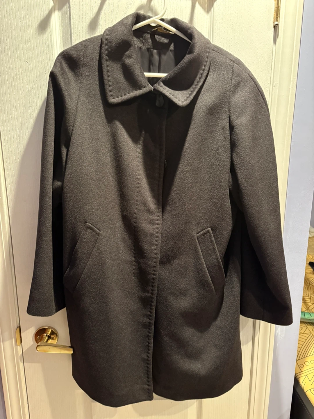 Chissa Made in Italy Wool Coat - Size 44 large