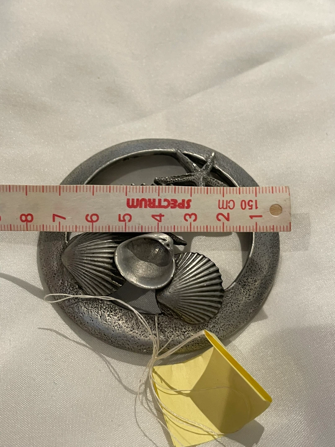 Seagull Canada Pewter Seashell jar top - photo 2