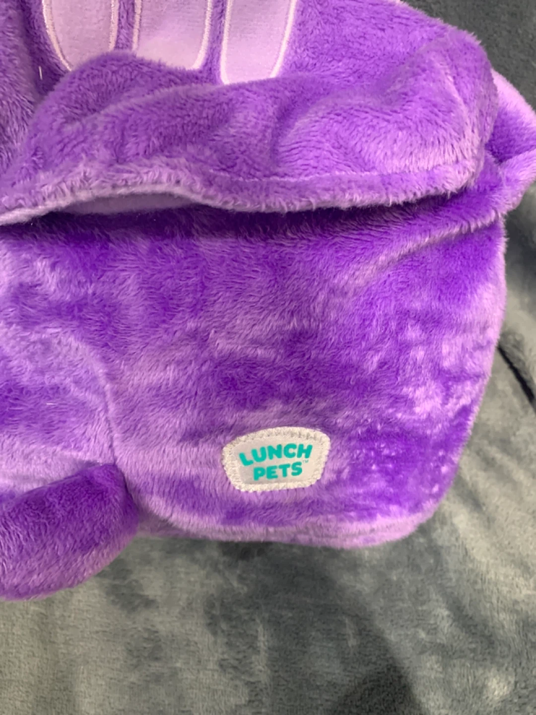 Lunch Pets Purple Cat Plush Lunchbox - photo 3