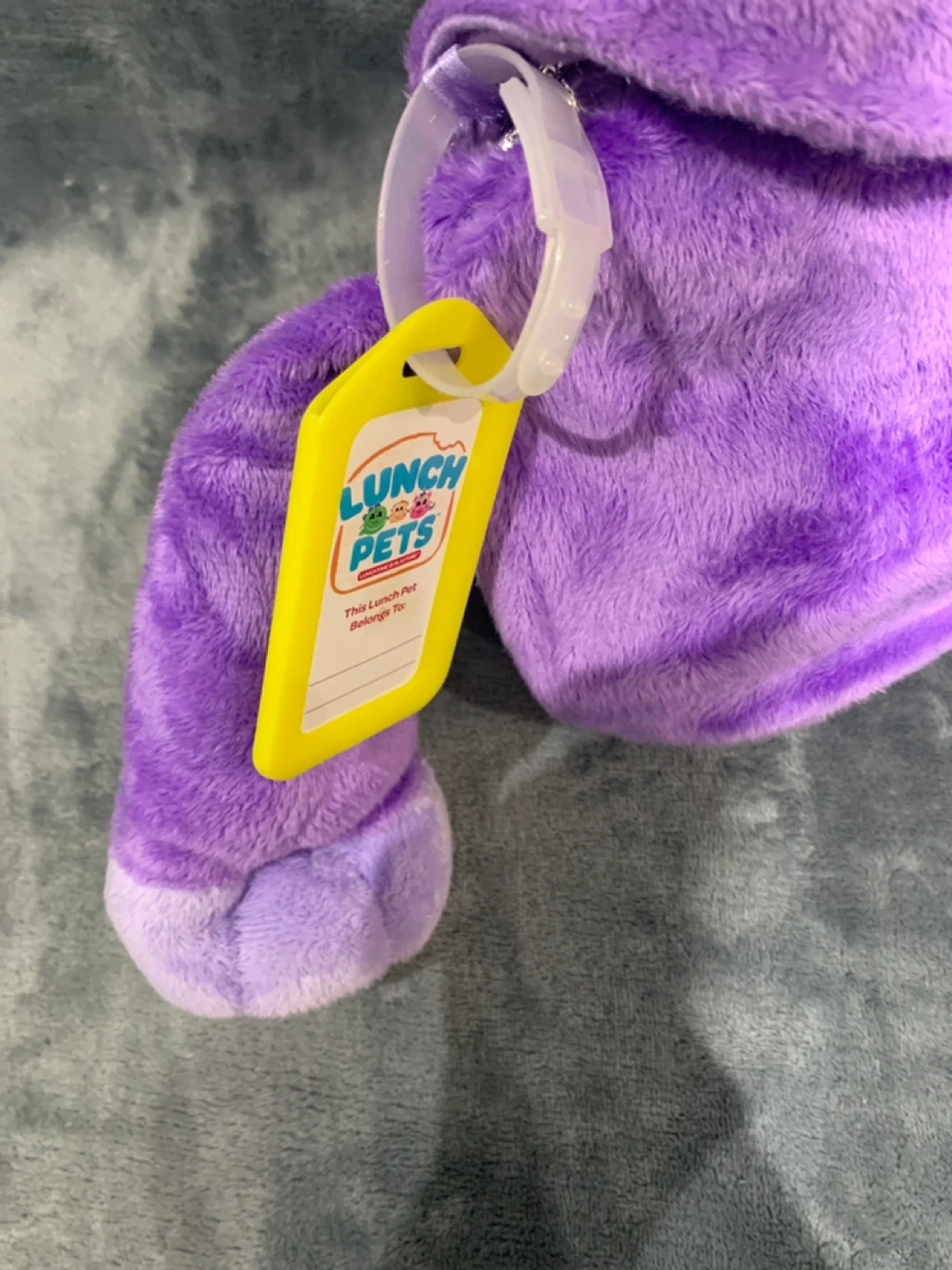 Lunch Pets Purple Cat Plush Lunchbox - photo 2