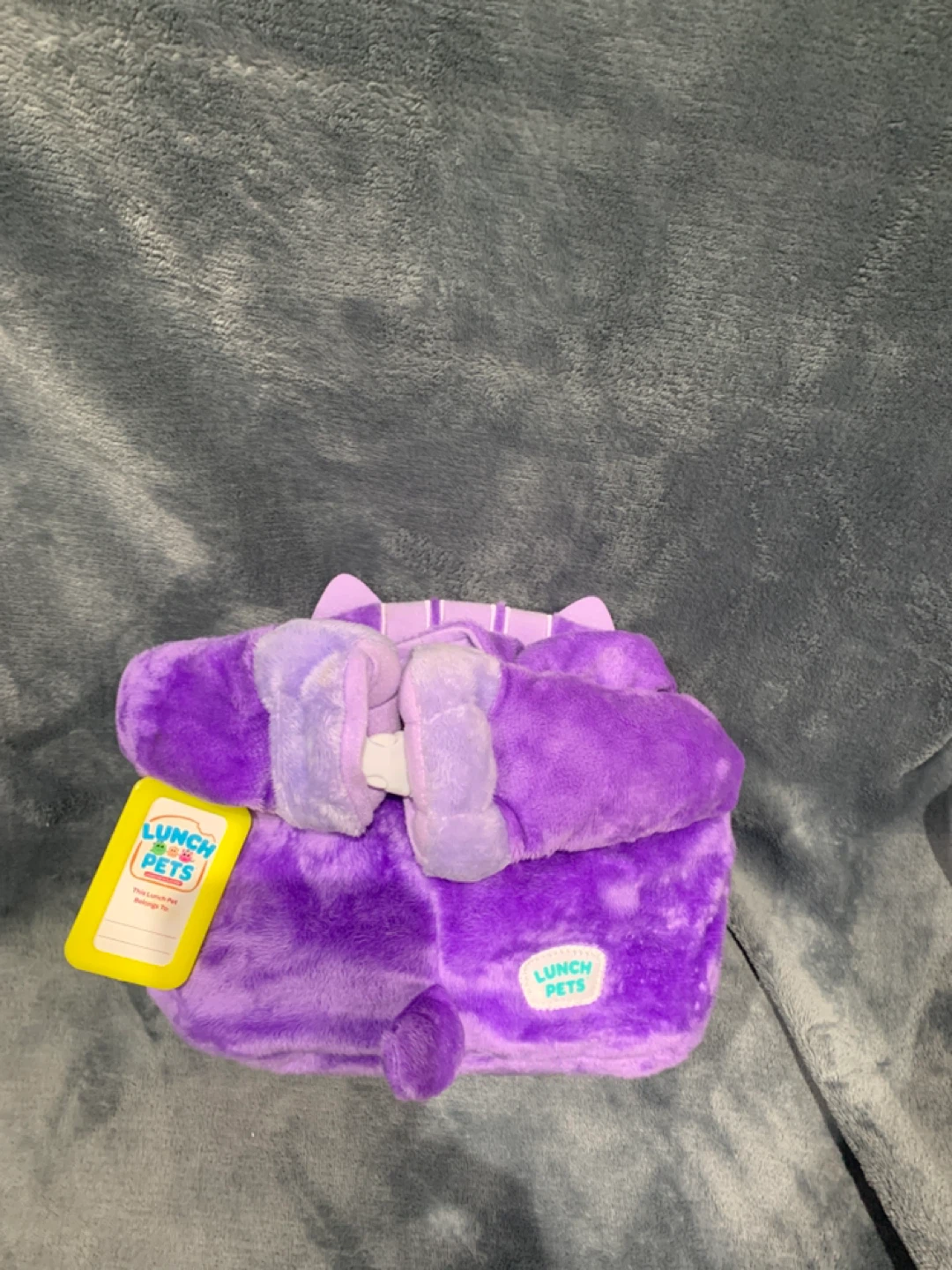 Lunch Pets Purple Cat Plush Lunchbox - photo 4