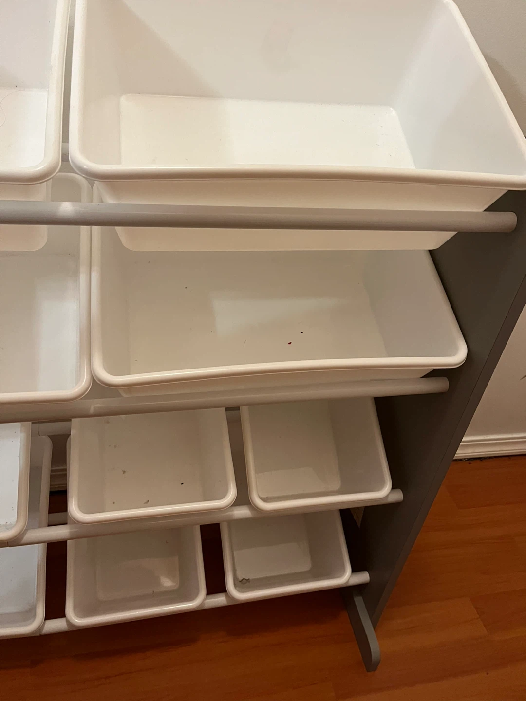 Kids Toy Storage Organizer - Grey & White - photo 2