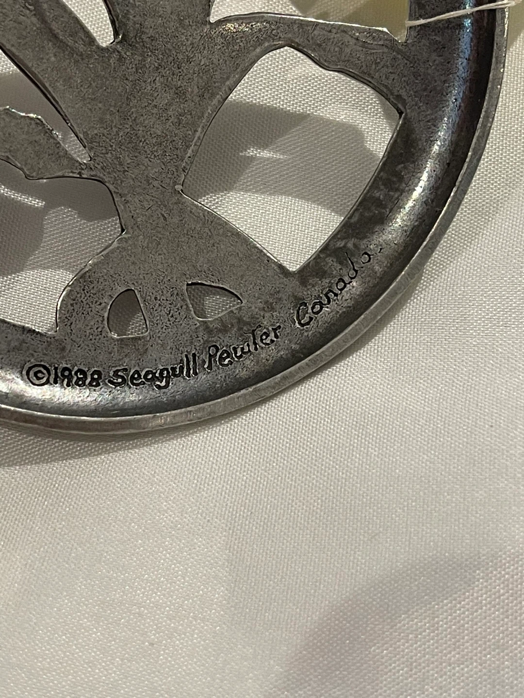 Seagull Pewter Canada Floral Ornament - photo 3
