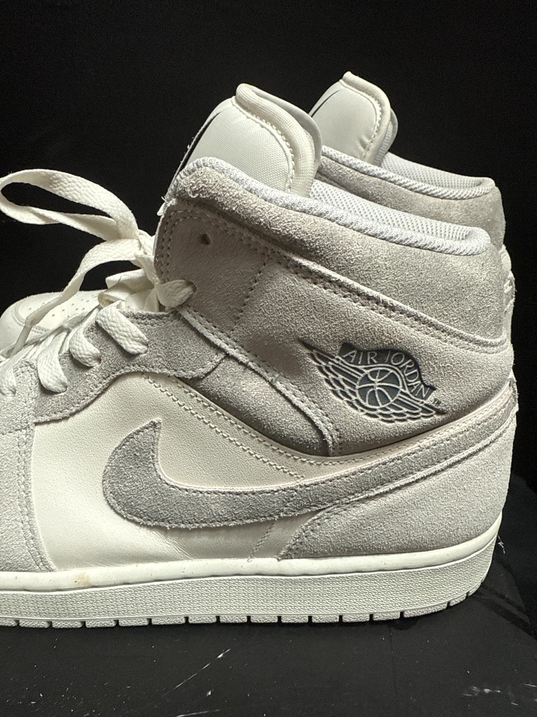 Air Jordan 1 Mid White Cool Grey - US 13 - photo 4