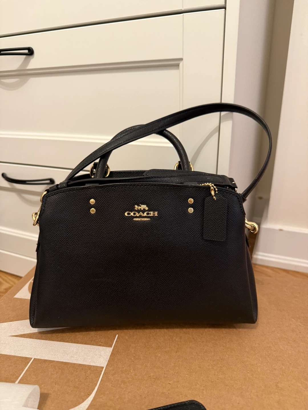 Coach Black Leather Satchel - photo 2
