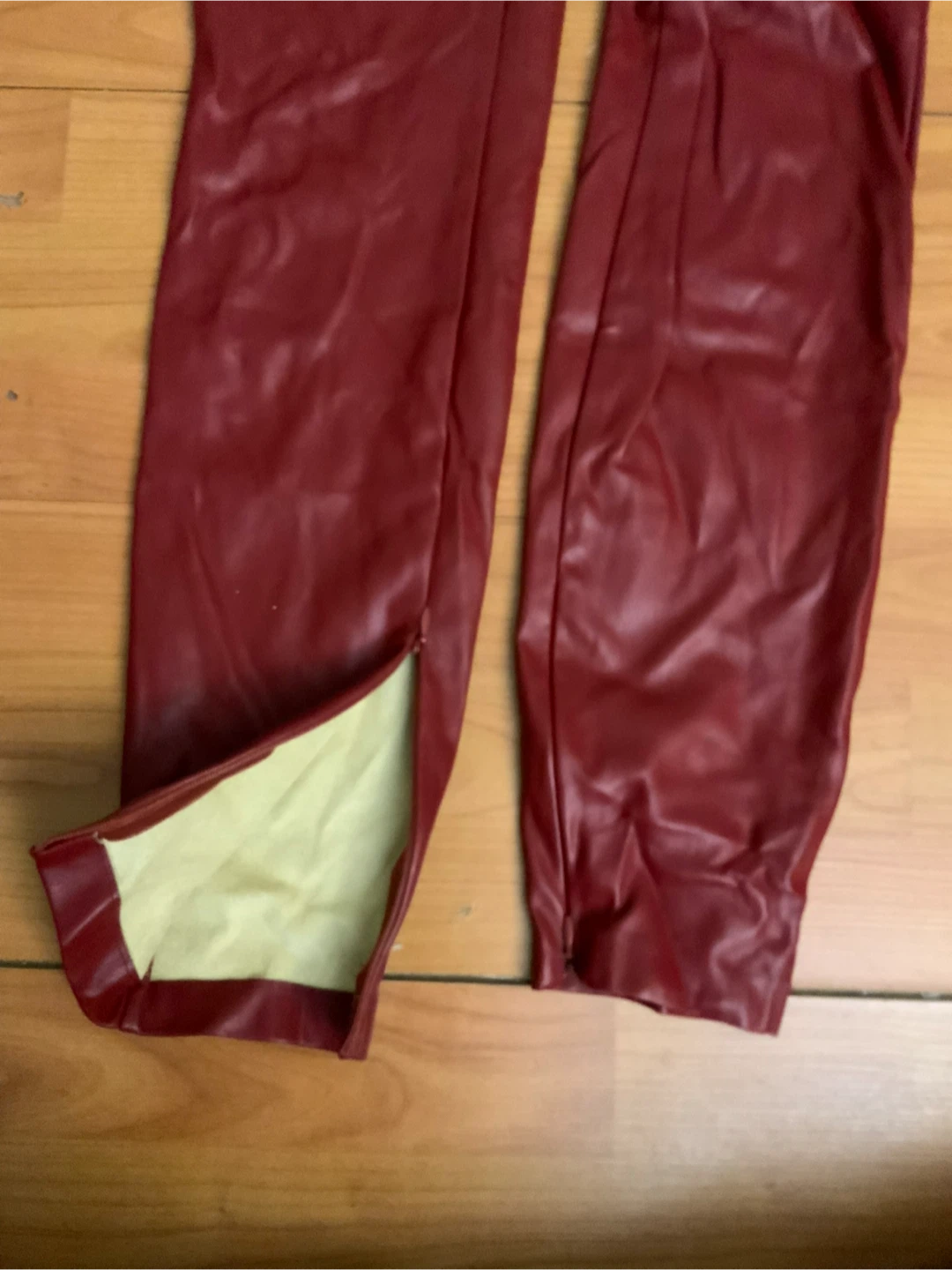 Zara Faux Leather Pants - Size M 🧡 - photo 4