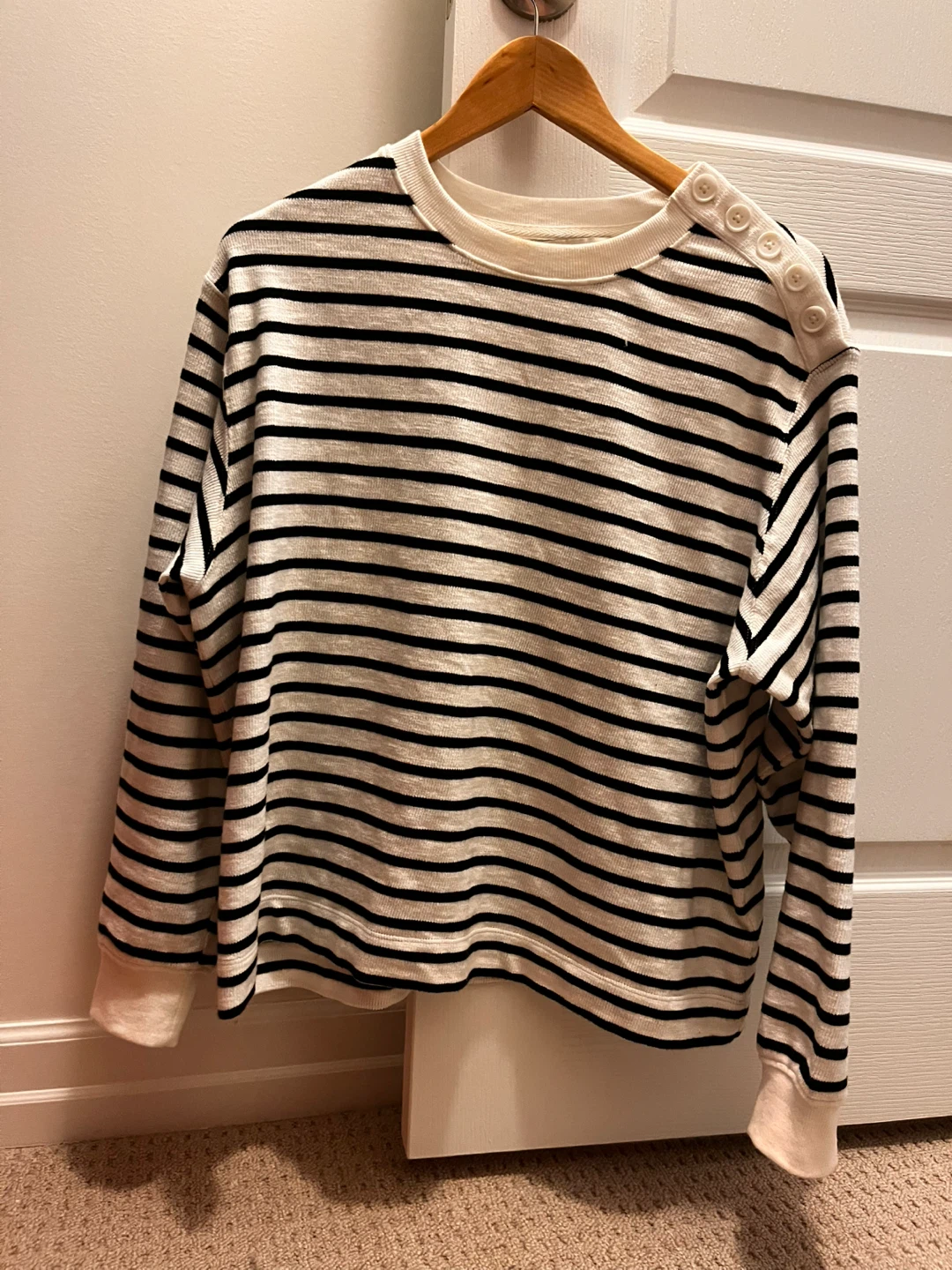 Striped Long Sleeve Top