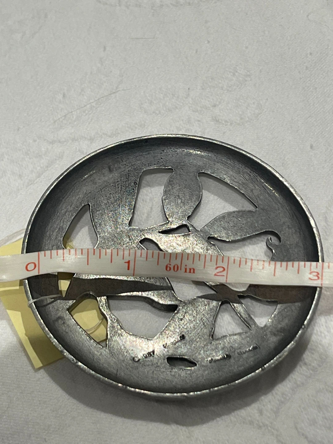 Seagull Pewter Canada Bird jar top  Art - photo 2