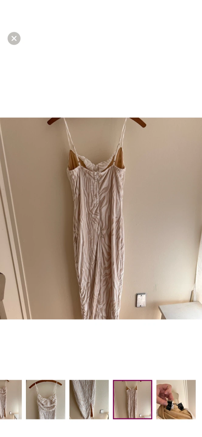 Shein Zebra Print Bodycon Dress - Size S - photo 4
