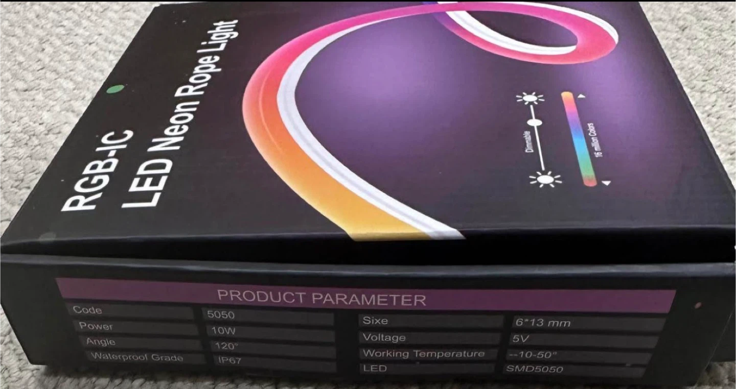 RGB-IC LED Neon Rope Light