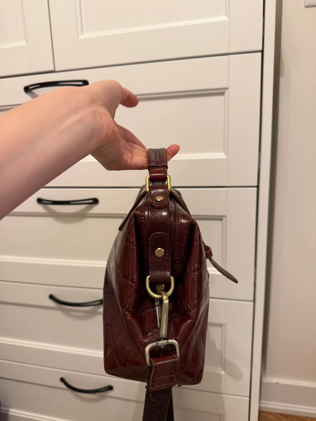 Leather Embossed Doctor Bag - photo 2